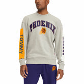 Gray Phoenix Suns Tommy Jeans James Patch Pullover Sweatshirt | NBA