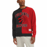 Red/Black Toronto Raptors Tommy Jeans Keith Split Pullover Sweatshirt | NBA
