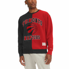 Red/Black Toronto Raptors Tommy Jeans Keith Split Pullover Sweatshirt | NBA