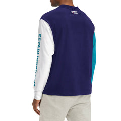 Purple Charlotte Hornets Tommy Jeans Richie Color Block Long Sleeve T-Shirt | NBA