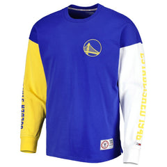 Royal Golden State Warriors Tommy Jeans Richie Color Block Long Sleeve T-Shirt sale | NBA