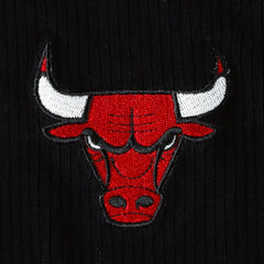 Black Chicago Bulls Touch Women's End Line Velour Pullover Hoodie sale | NBA