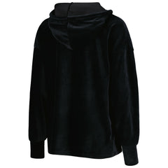 Black Los Angeles Lakers Touch Women's End Line Velour Pullover Hoodie | NBA