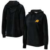 Black Phoenix Suns Touch Women's End Line Velour Pullover Hoodie | NBA