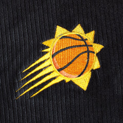 Black Phoenix Suns Touch Women's End Line Velour Pullover Hoodie | NBA