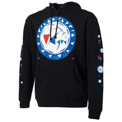 Black Philadelphia 76ers NBA x Naturel No Caller ID Pullover Hoodie | NBA