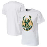 White Milwaukee Bucks NBA x Naturel No Caller ID T-Shirt | NBA
