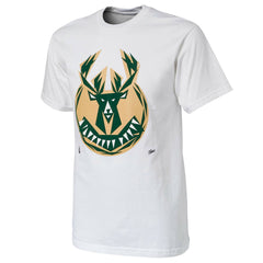 White Milwaukee Bucks NBA x Naturel No Caller ID T-Shirt | NBA