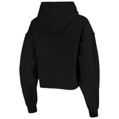 Black Phoenix Suns Lusso Women's Layla World Tour Cropped Pullover Hoodie | NBA