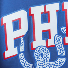 Royal/Red Philadelphia 76ers Pro Standard Men's Mesh Capsule Taping T-Shirt | NBA