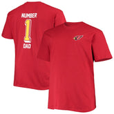 Arizona Cardinals Big & Tall #1 Dad 2-Hit T-Shirt | NFL Discount