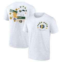 White Utah Jazz Street Collective T-Shirt | NBA