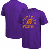 Heathered Purple Phoenix Suns Majestic Threads Ball Hog Tri-Blend T-Shirt | NBA