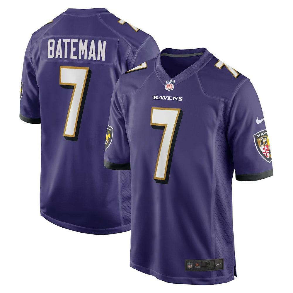 Baltimore Ravens Rashod Bateman Game Player Jersey | NFL Sale