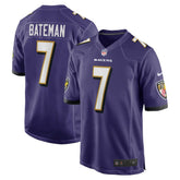 Baltimore Ravens Rashod Bateman Game Player Jersey | NFL Sale