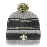 New Orleans Saints '47 Rexford Cuffed Knit Hat with Pom | NFL Online
