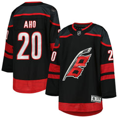 Sebastian Aho Carolina Hurricanes Youth Home Premier Player Jersey - NHL Jerseys