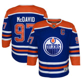 Connor McDavid Edmonton Oilers Youth Home Premier Player Jersey - NHL Jerseys