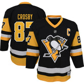Sidney Crosby Pittsburgh Penguins Youth Captain Patch Home Replica Player Jersey - NHL Jerseys