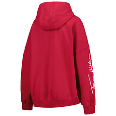 Arizona Cardinals Tommy Hilfiger Women's Becca Drop Shoulder Pullover Hoodie | NFL Online