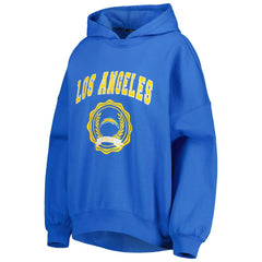 Los Angeles Chargers Tommy Hilfiger Women's Becca Drop Shoulder Pullover Hoodie | NFL Sale
