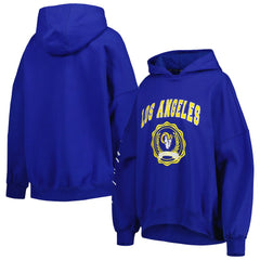 Los Angeles Rams Tommy Hilfiger Women's Becca Drop Shoulder Pullover Hoodie | NFL Discount