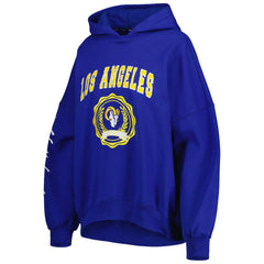 Los Angeles Rams Tommy Hilfiger Women's Becca Drop Shoulder Pullover Hoodie | NFL Discount