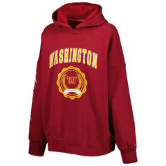 Washington Commanders Tommy Hilfiger Women's Becca Drop Shoulder Pullover Hoodie | NFL US
