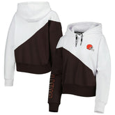 Cleveland Browns DKNY Sport Women's Bobbi Color Blocked Pullover Hoodie | NFL Sale