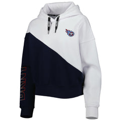 Tennessee Titans DKNY Sport Women's Bobbi Color Blocked Pullover Hoodie | NFL Outlet
