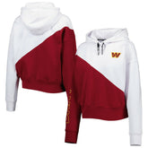 Washington Commanders DKNY Sport Women's Bobbi Color Blocked Pullover Hoodie | NFL Outlet