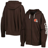 Cleveland Browns MSX by Michael Strahan Women's Emerson Lightweight Full-Zip Hoodie | NFL On sale