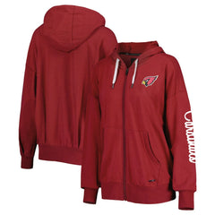 Arizona Cardinals MSX by Michael Strahan Women's Emerson Lightweight Full-Zip Hoodie | NFL Outlet