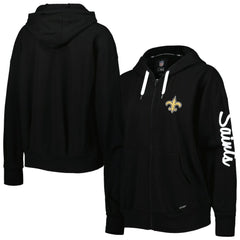 New Orleans Saints MSX by Michael Strahan Women's Emerson Lightweight Full-Zip Hoodie | NFL Near me