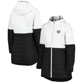 Las Vegas Raiders MSX by Michael Strahan Women's Willow Quilted Hoodie Full-Zip Jacket | NFL Near me