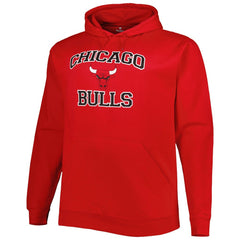Red Chicago Bulls Big & Tall Heart & Soul Pullover Hoodie | NBA