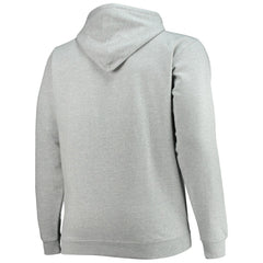 Heathered Gray Atlanta Hawks Big & Tall Heart & Soul Pullover Hoodie | NBA