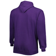 Purple Los Angeles Lakers Big & Tall Heart & Soul Pullover Hoodie | NBA