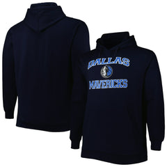 Navy Dallas Mavericks Big & Tall Heart & Soul Pullover Hoodie sale | NBA