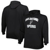 Black San Antonio Spurs Big & Tall Heart & Soul Pullover Hoodie | NBA