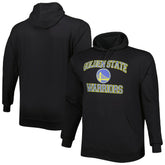 Black Golden State Warriors Big & Tall Heart & Soul Pullover Hoodie sale | NBA