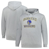 Heathered Gray Golden State Warriors Big & Tall Heart & Soul Pullover Hoodie sale | NBA