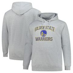 Heathered Gray Golden State Warriors Big & Tall Heart & Soul Pullover Hoodie sale | NBA