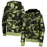 Boston Red Sox New Era Women's 2022 MLB Armed Forces Day Camo Full-Zip Hoodie - MLB Hoodies