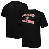 Black Portland Trail Blazers Big & Tall Heart & Soul T-Shirt | NBA
