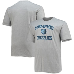 Heathered Gray Memphis Grizzlies Big & Tall Heart & Soul T-Shirt | NBA