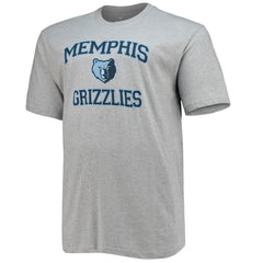 Heathered Gray Memphis Grizzlies Big & Tall Heart & Soul T-Shirt | NBA