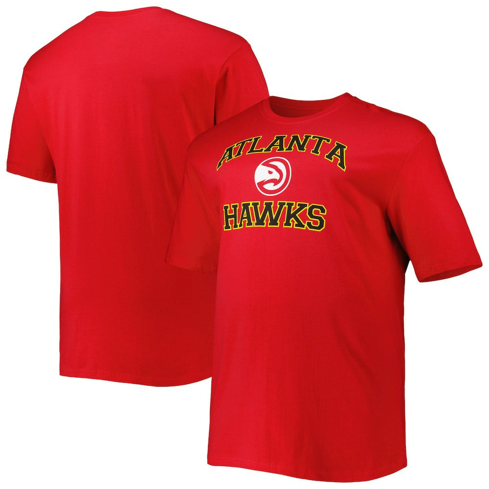 Red Atlanta Hawks Big & Tall Heart & Soul T-Shirt | NBA