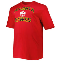Red Atlanta Hawks Big & Tall Heart & Soul T-Shirt | NBA