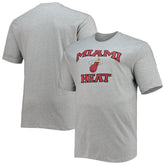 Heathered Gray Miami Heat Big & Tall Heart & Soul T-Shirt | NBA